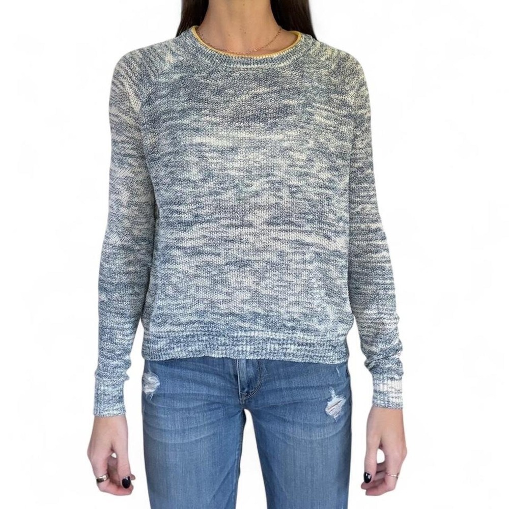 BDG Urban Outfitters Blue & White Marled Knit Sweater